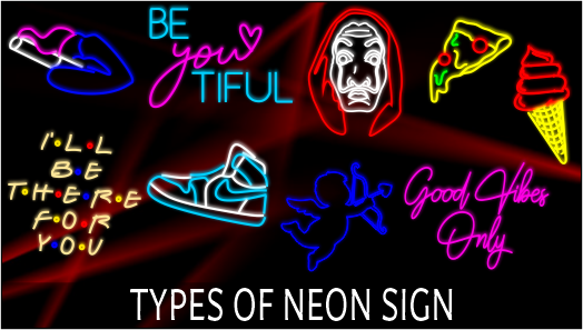 Different types of neon lights Zesta Neon