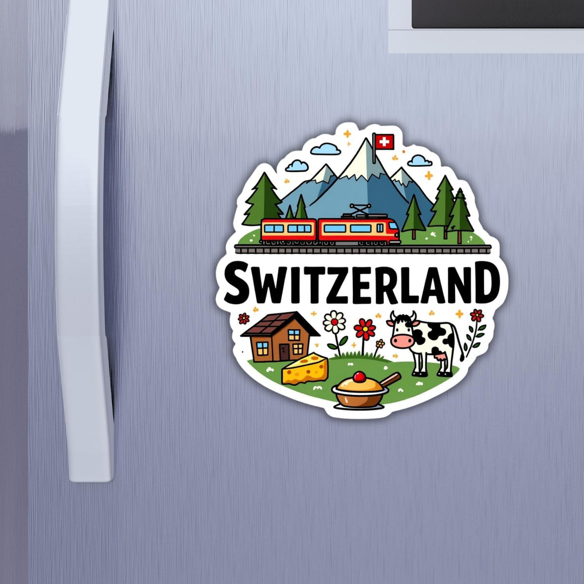 Zesta Switzerland wooden fridge magnet - image 3