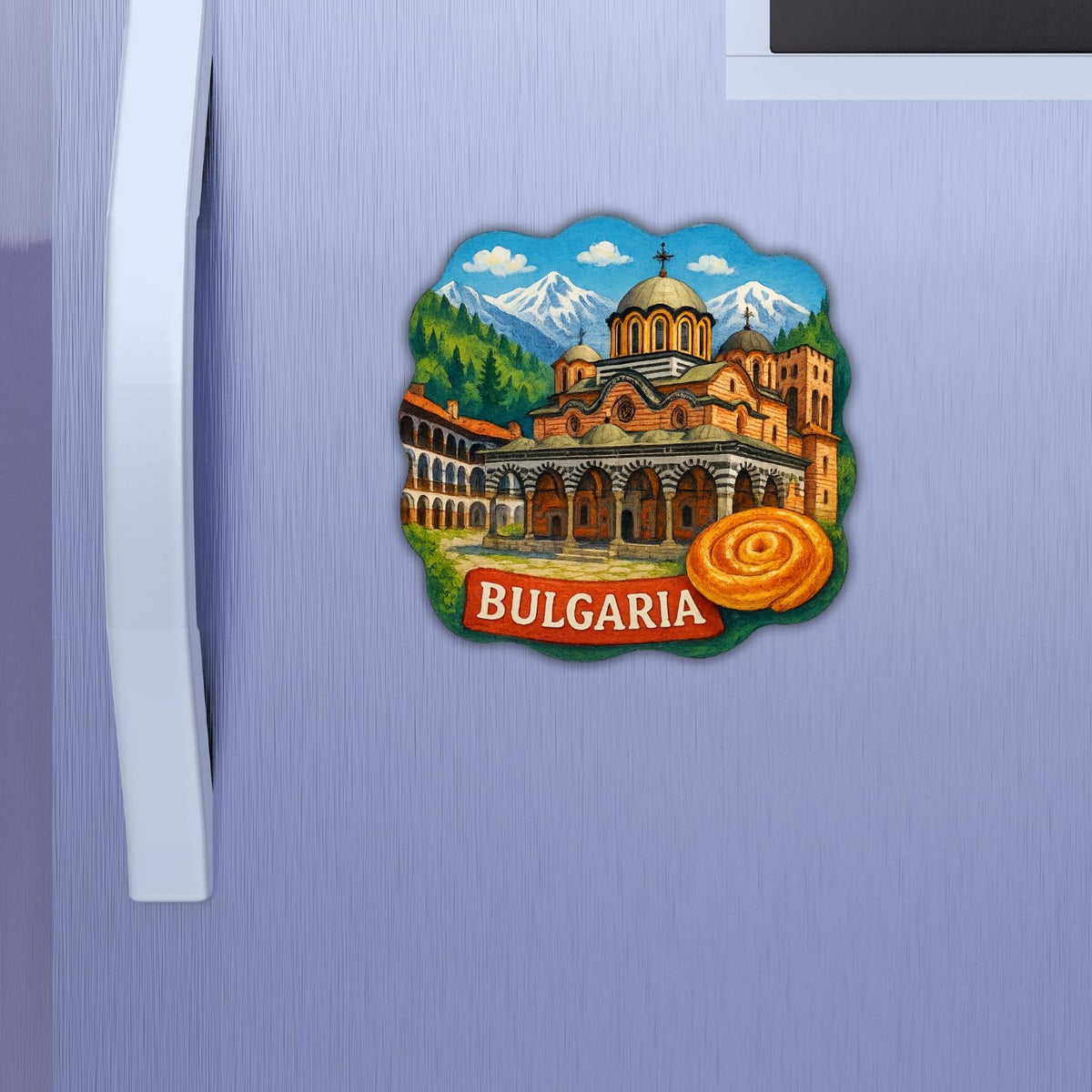 Zesta Bulgaria wooden fridge magnet - image 4