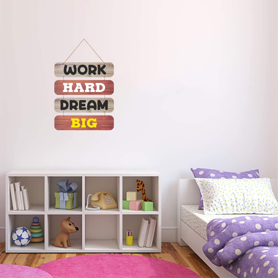 Zesta Dream Big MDF wooden wall hanging - image 7