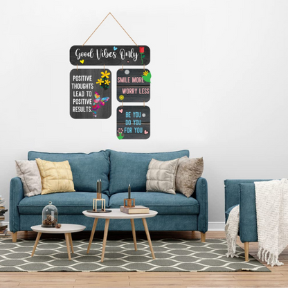 Good Vibes Only MDF Wall Decor