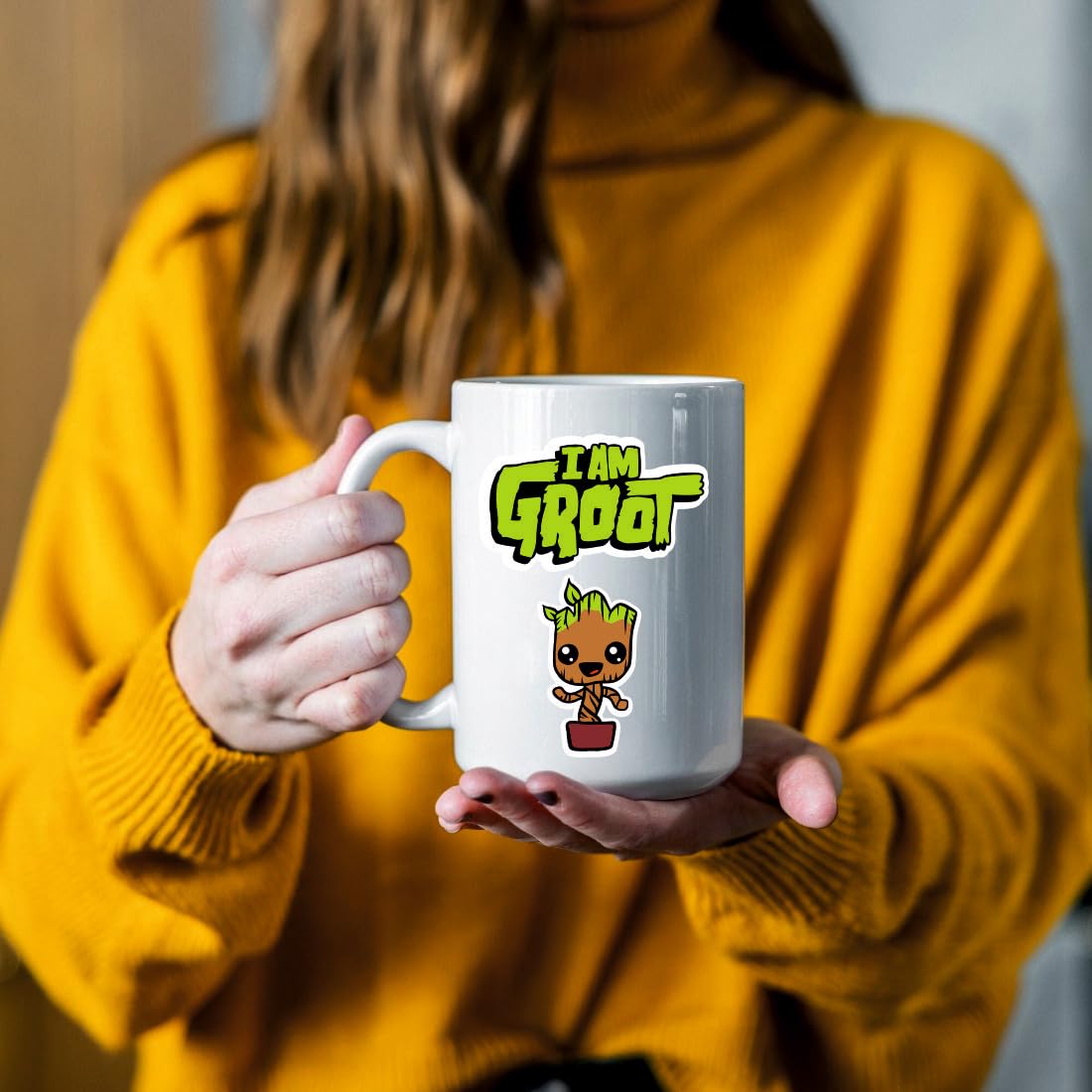 Groot Waterproof Sticker (pack of 19).