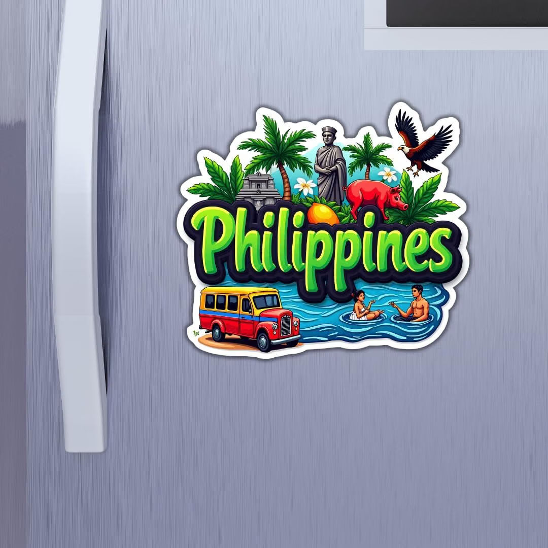 Zesta Philippines wooden fridge magnet - image 3