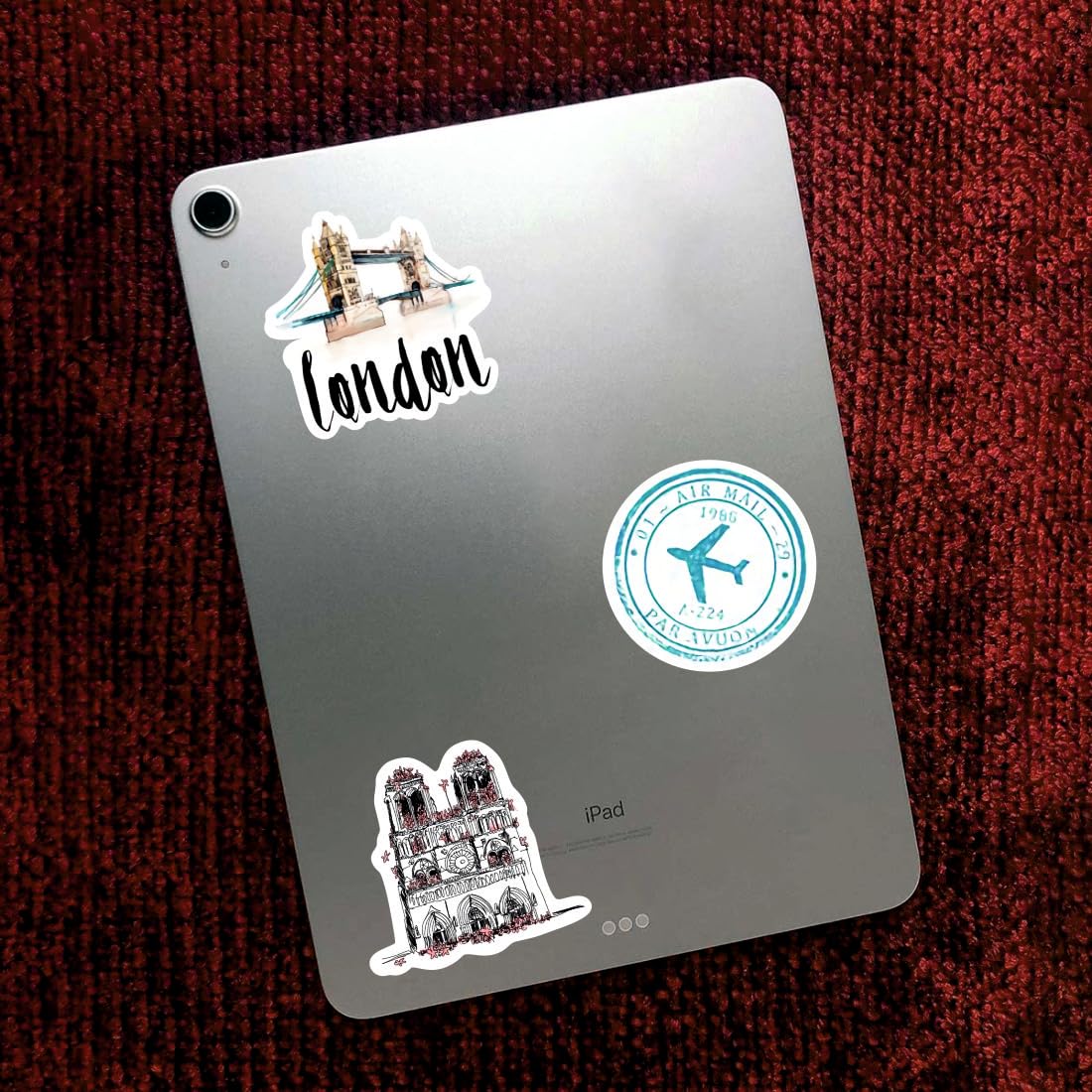 Travel Vinyl Waterproof Sticker (pack of 50).