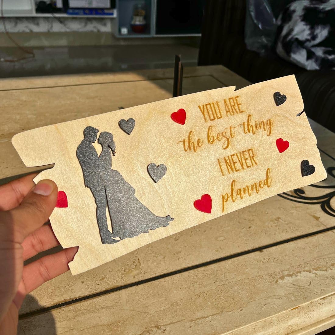 MDF Valentine Gift For Men and Women | MDF Standee.
