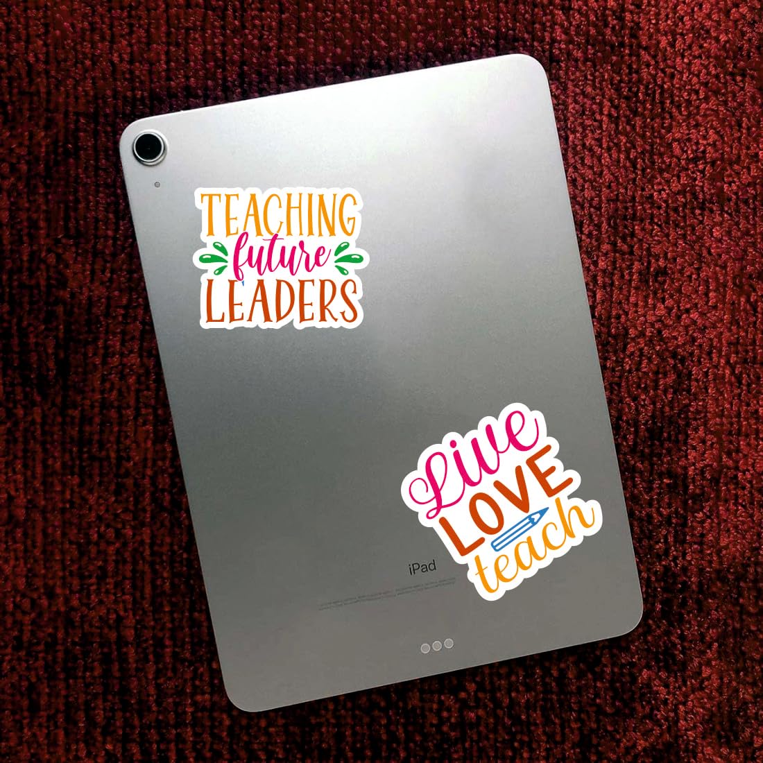 Teacher Love Vinyl Waterproof Sticker (pack of 15).