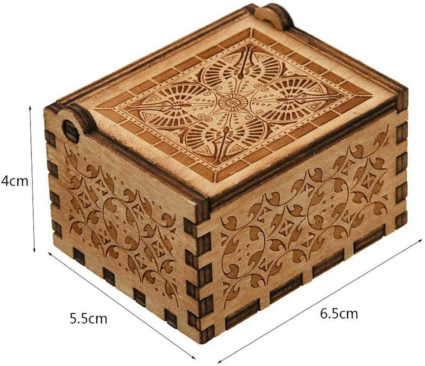 Cant Help Falling In Love Brown Musical Box.