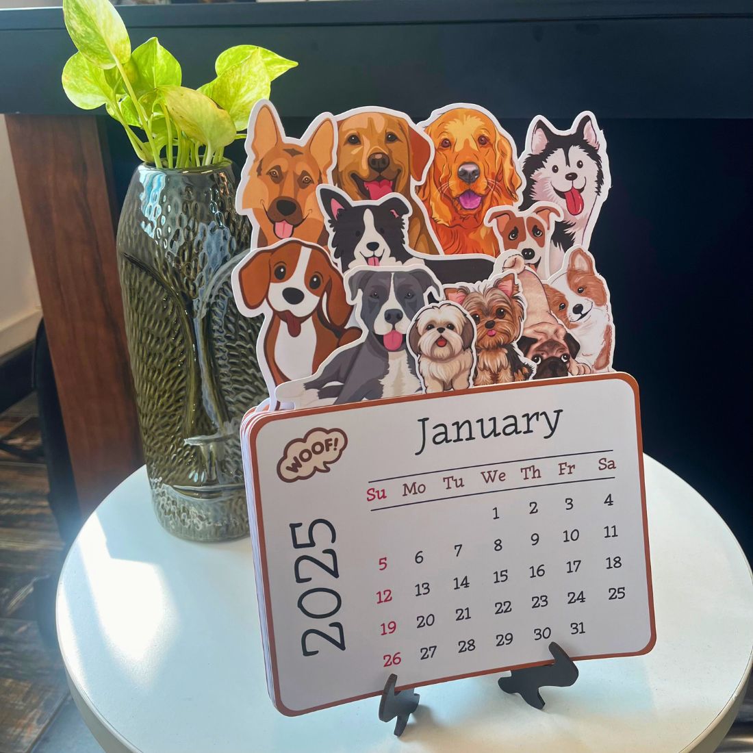 kawaii calender 2025 -Dogs.
