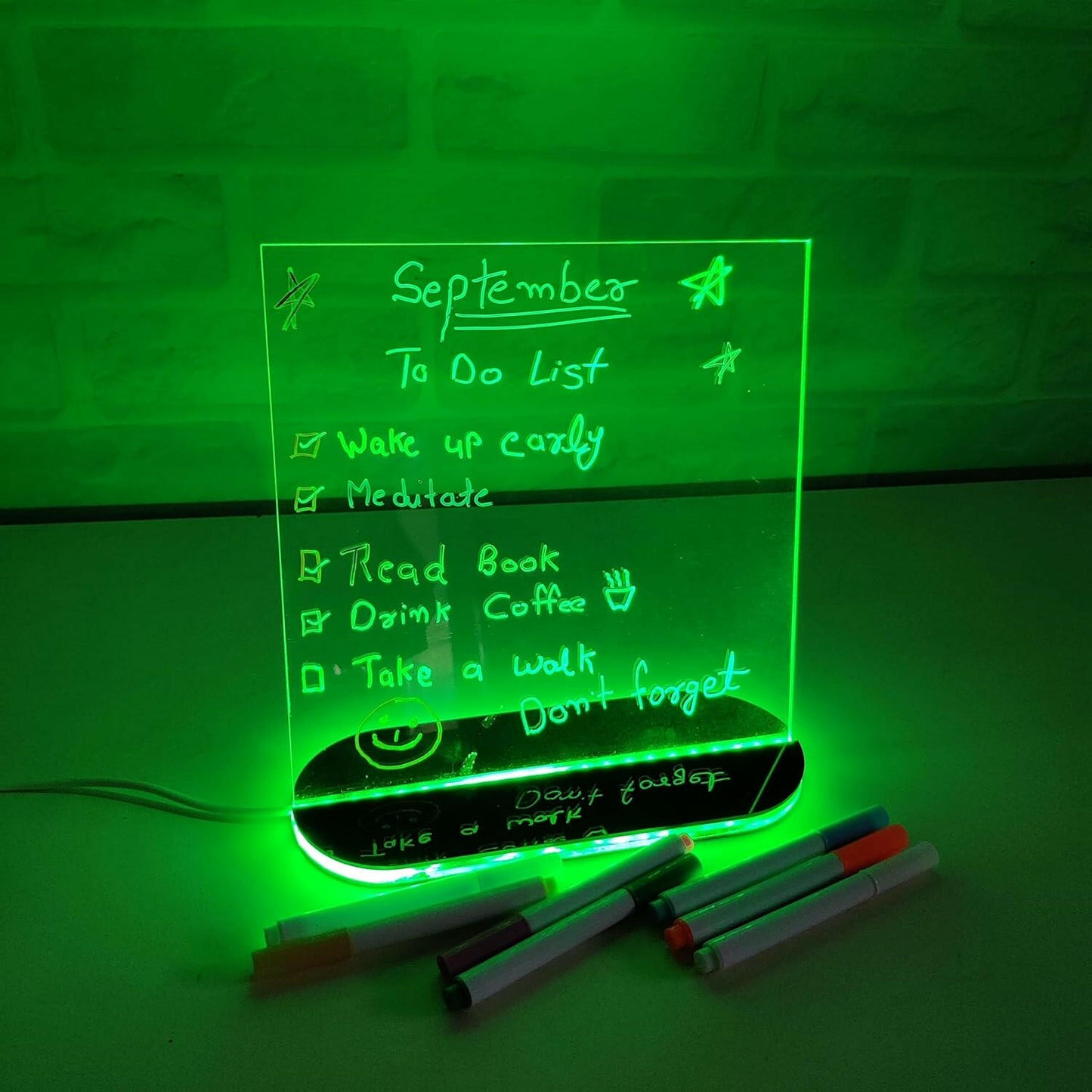 Acrylic Rewritable Message Board.