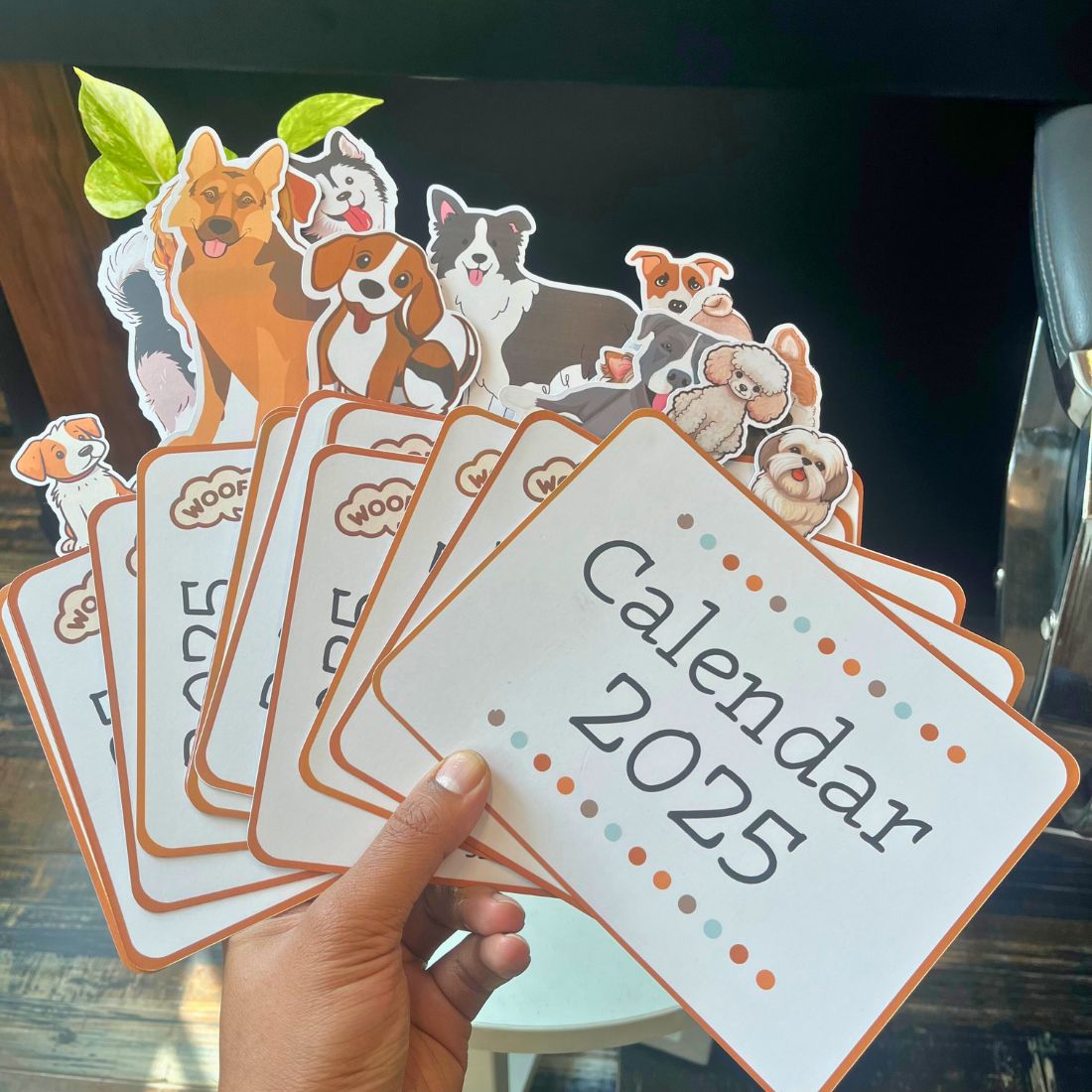 kawaii calender 2025 -Dogs.