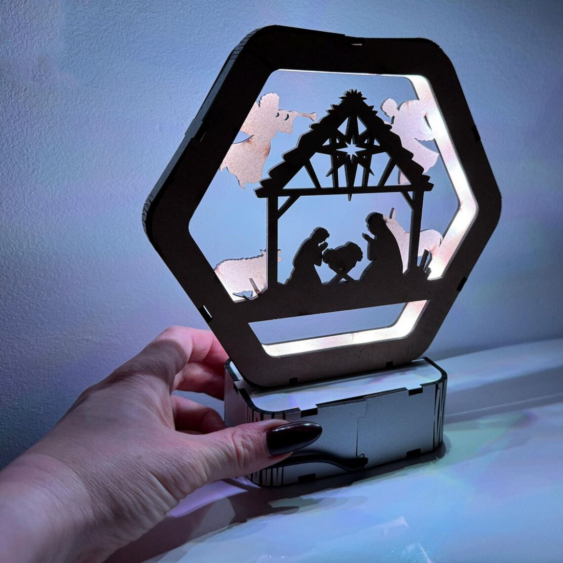 Christmas Decor Lamp | Color Changing Christmas Lights.