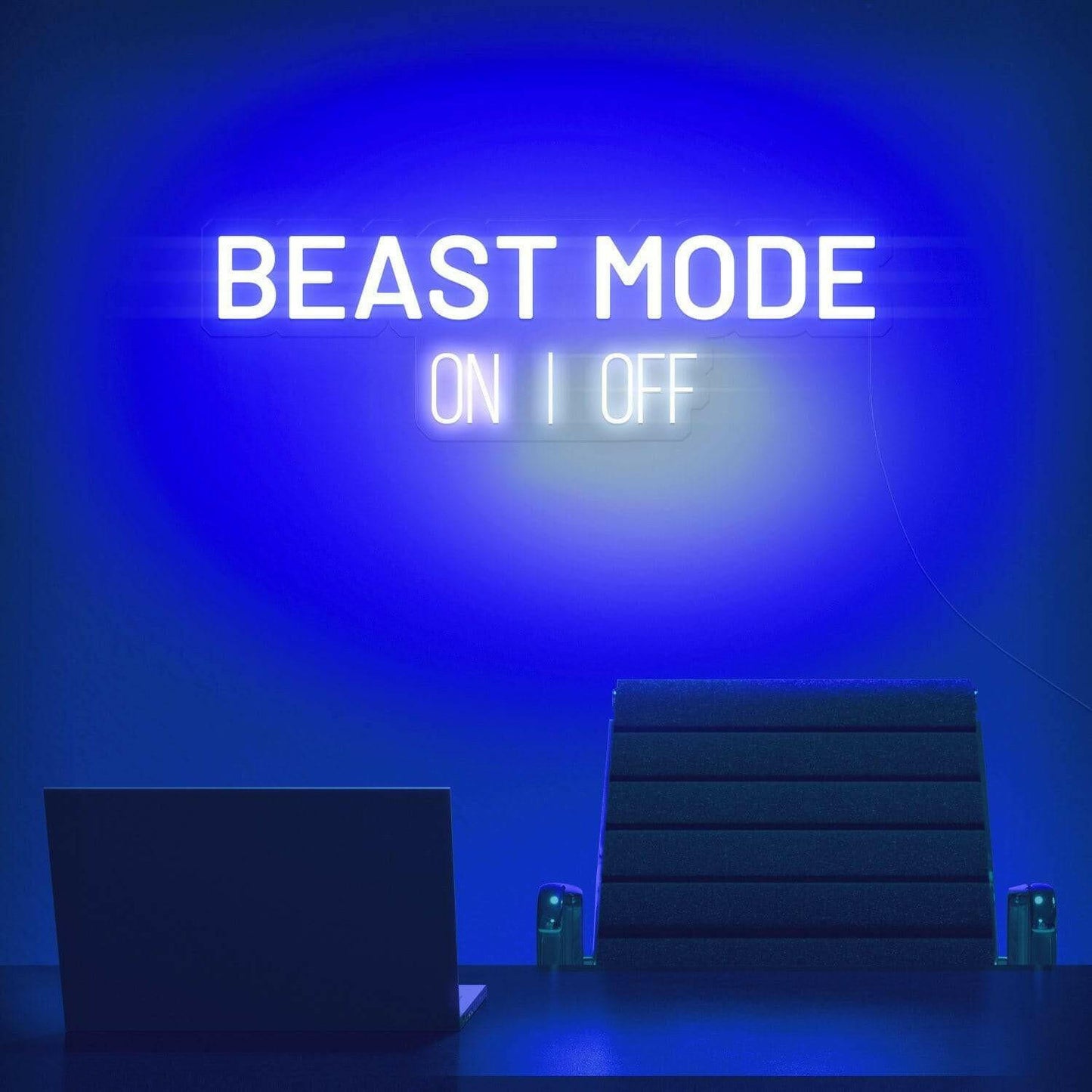 Beast Mode ON Custom Neon LED Sign.