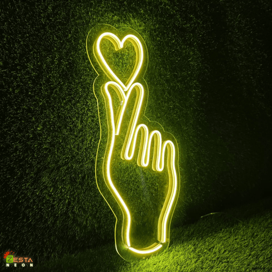 Zesta Neon BTS Hand Custom Neon LED Sign