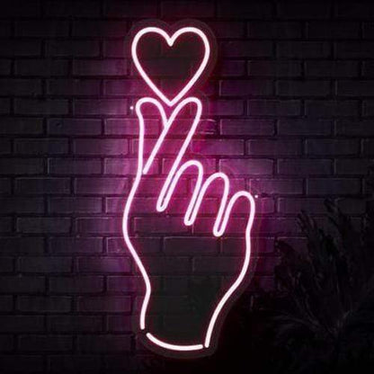 Zesta Neon BTS Hand Custom Neon LED Sign