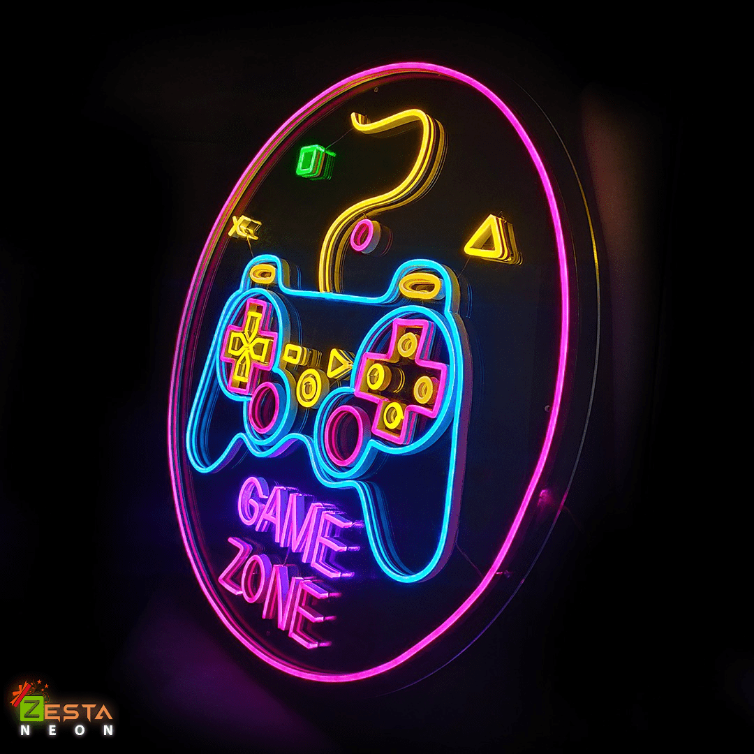 Game Zone Neon Art.