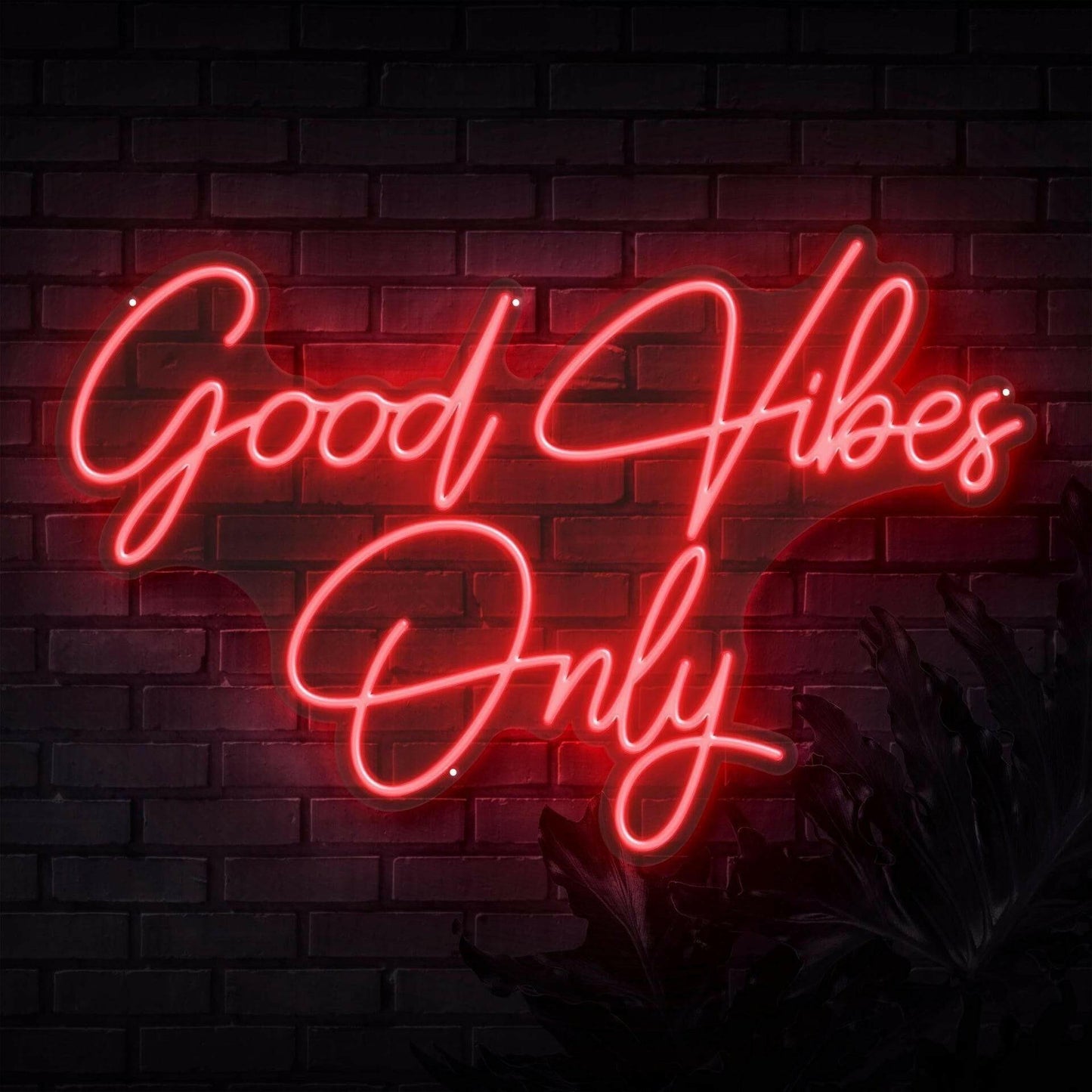 Good Vibes Only - LED Neon Sign Quotes.