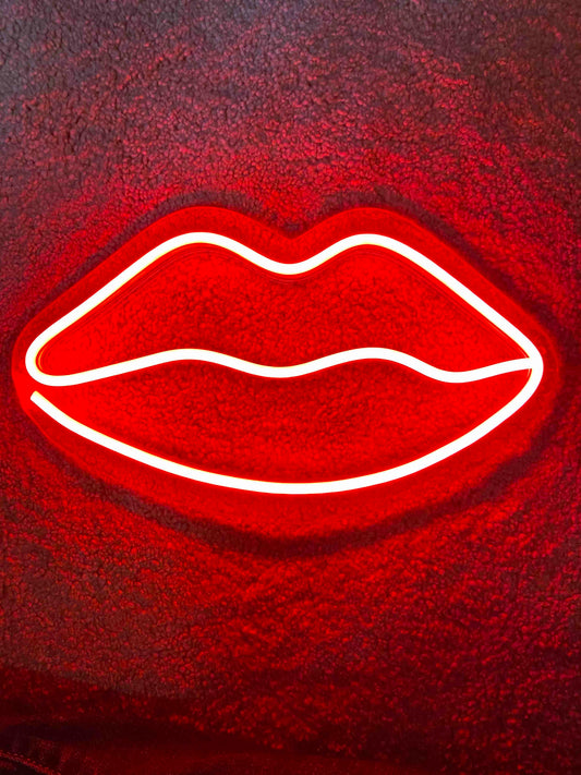 Lips Custom neon led sign, Lips Neon Sign Art, Zesta Neon