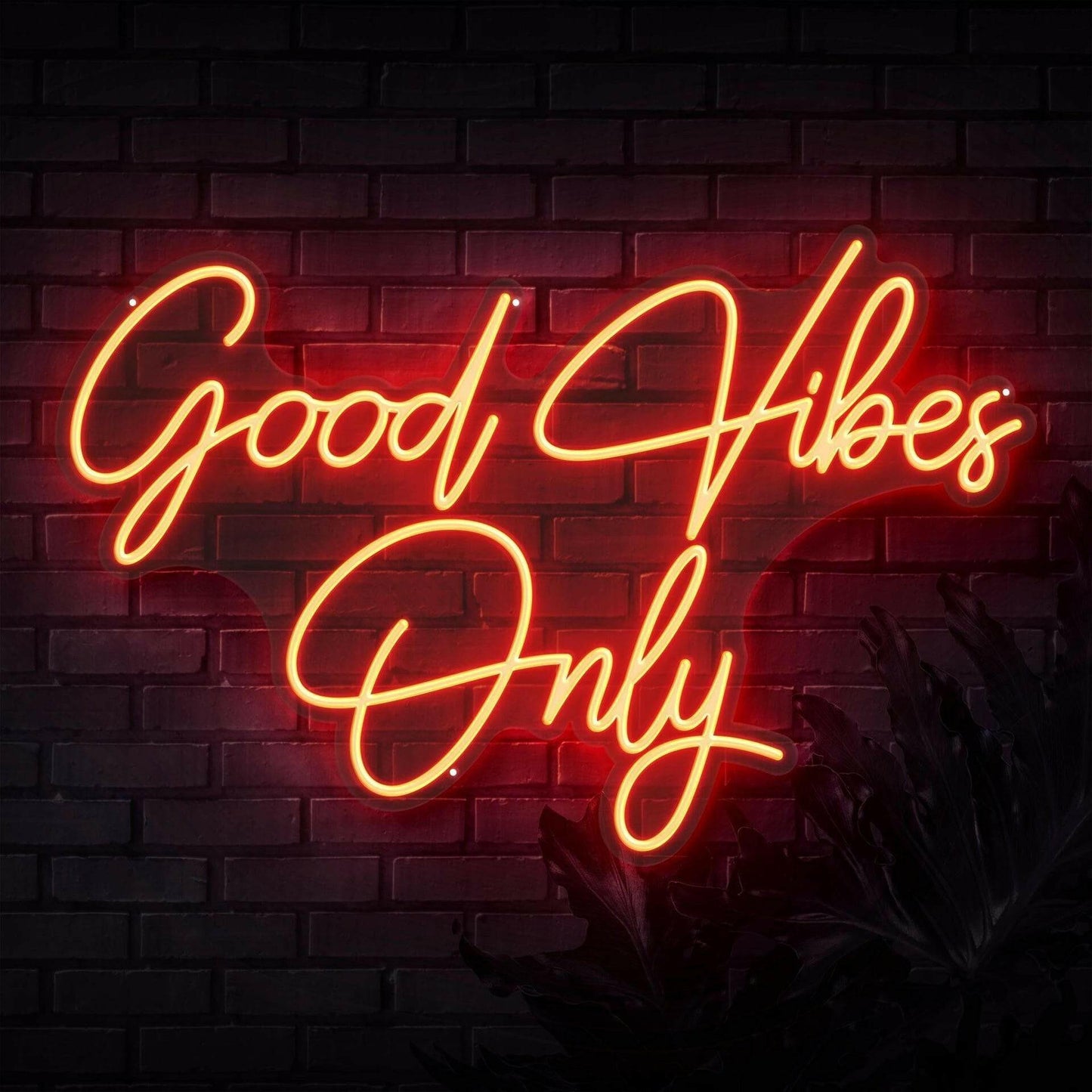 Good Vibes Only - LED Neon Sign Quotes.