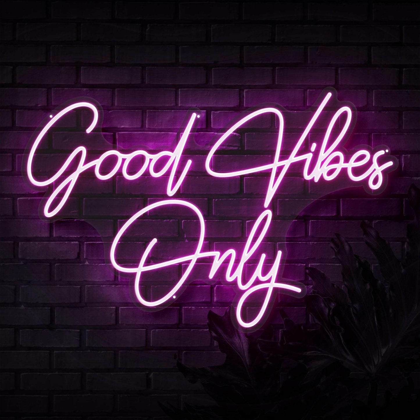 Good Vibes Only - LED Neon Sign Quotes.