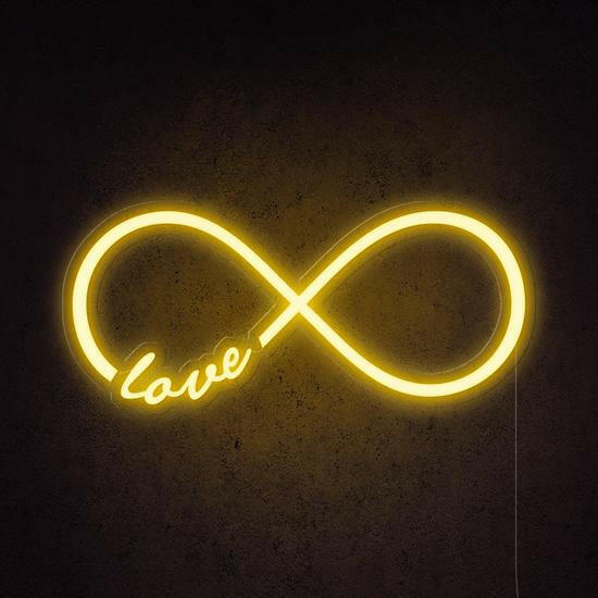 Infinity Love LED Neon Art.
