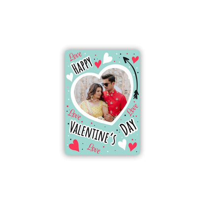 Zesta Valentine & Heart personalised photo fridge magnet - image 1