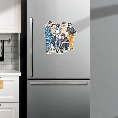 Zesta BTS wooden fridge magnet - image 1