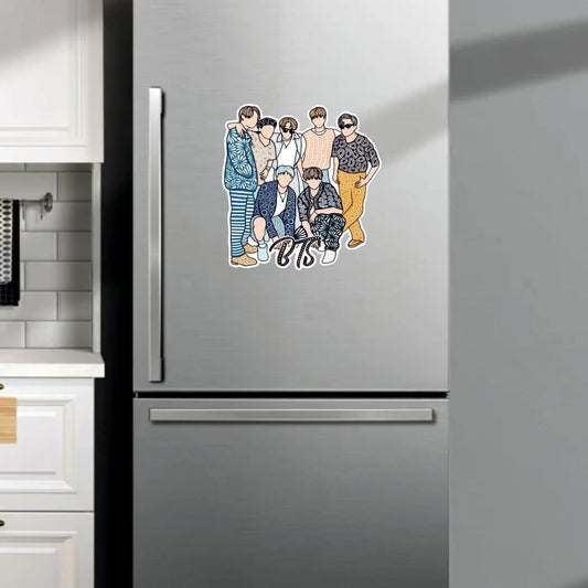 Zesta BTS wooden fridge magnet - image 1