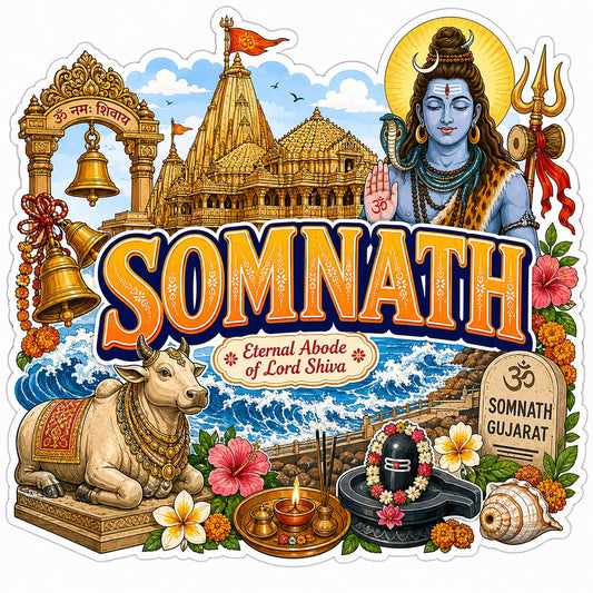 Zesta Somnath wooden fridge magnet - image 1