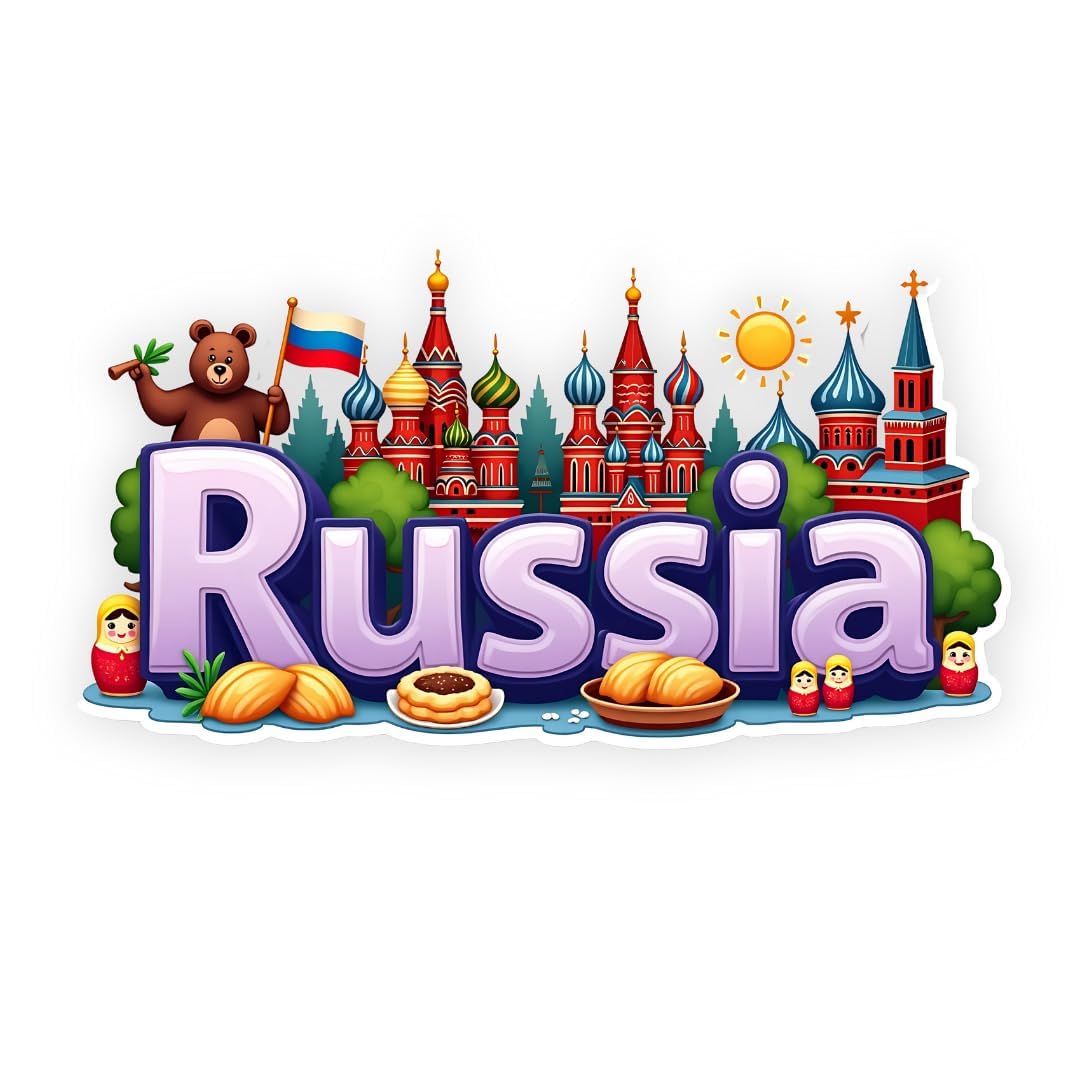 Zesta Russia wooden fridge magnet - image 1