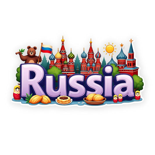 Zesta Russia wooden fridge magnet - image 1