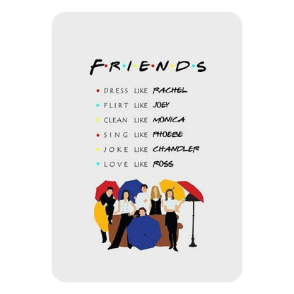 Zesta Friends – Design 2 self-adhesive MDF wooden wall hanging - image 1