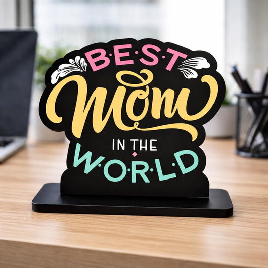 Zesta Best Mom Wooden Table Top Decor – image 1