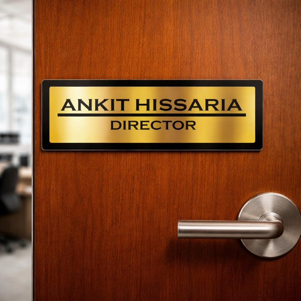 Zesta Office Name Plate Personalised Name Plate – image 1