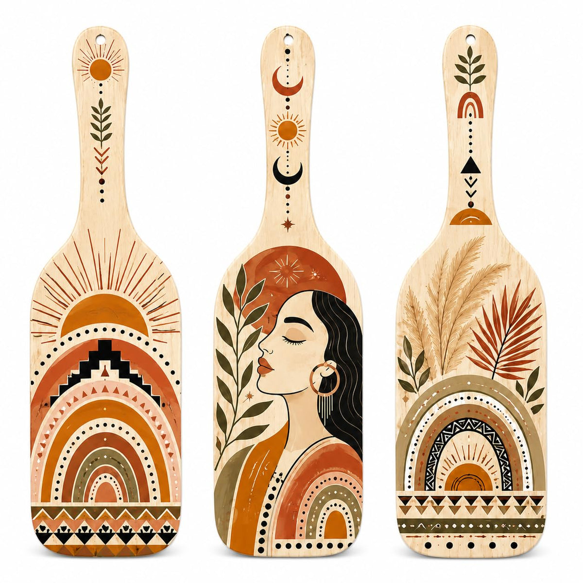 Zesta Abstract Spoon MDF wooden wall hanging - image 1