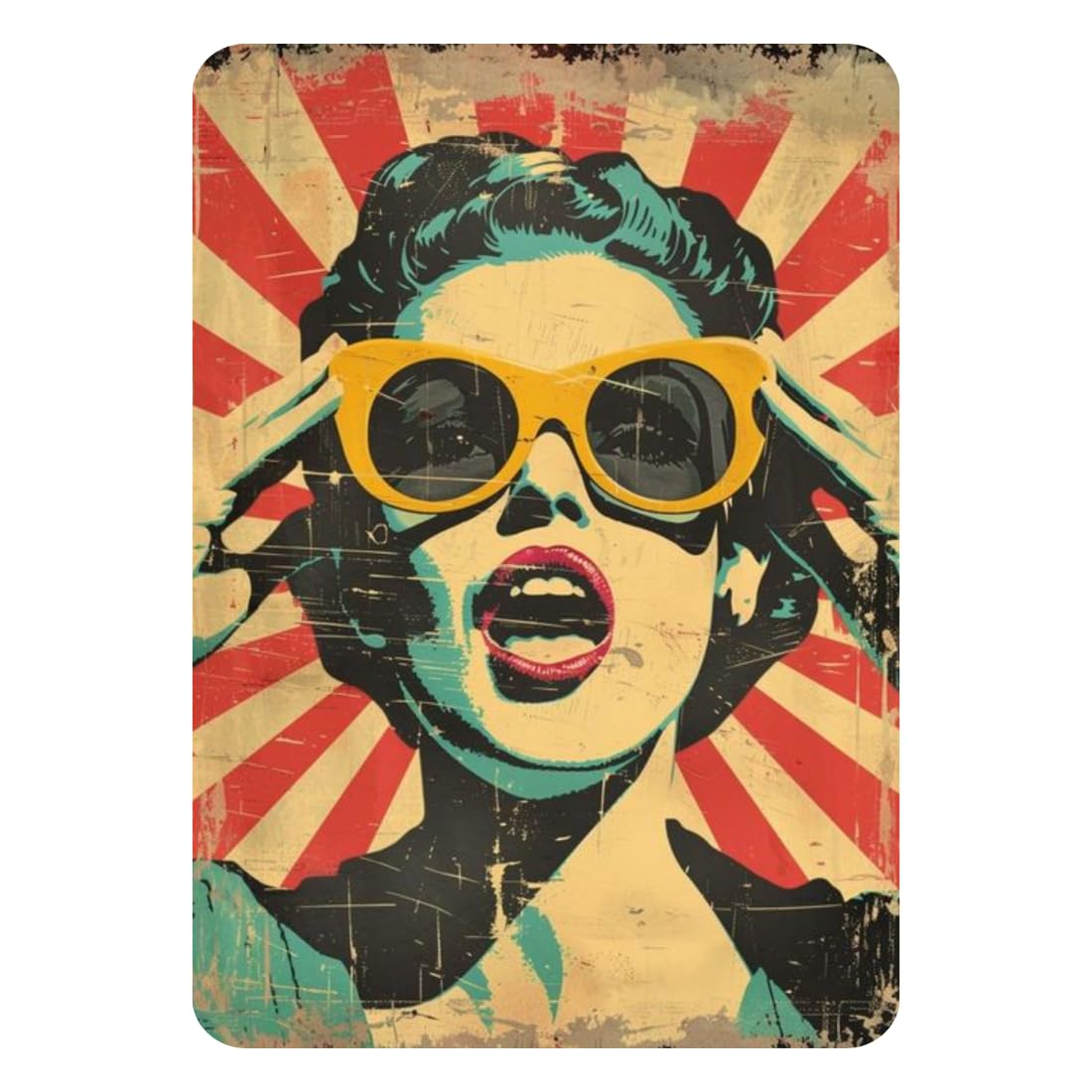 Zesta Abstract self-adhesive MDF wooden wall hanging - image 1