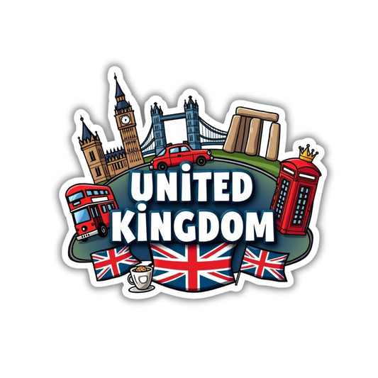 Zesta United Kingdom wooden fridge magnet - image 1