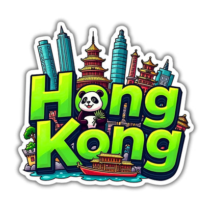 Zesta Hong Kong wooden fridge magnet - image 1