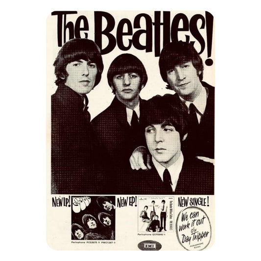 Zesta Beatles – Design 4 self-adhesive MDF wooden wall hanging - image 1