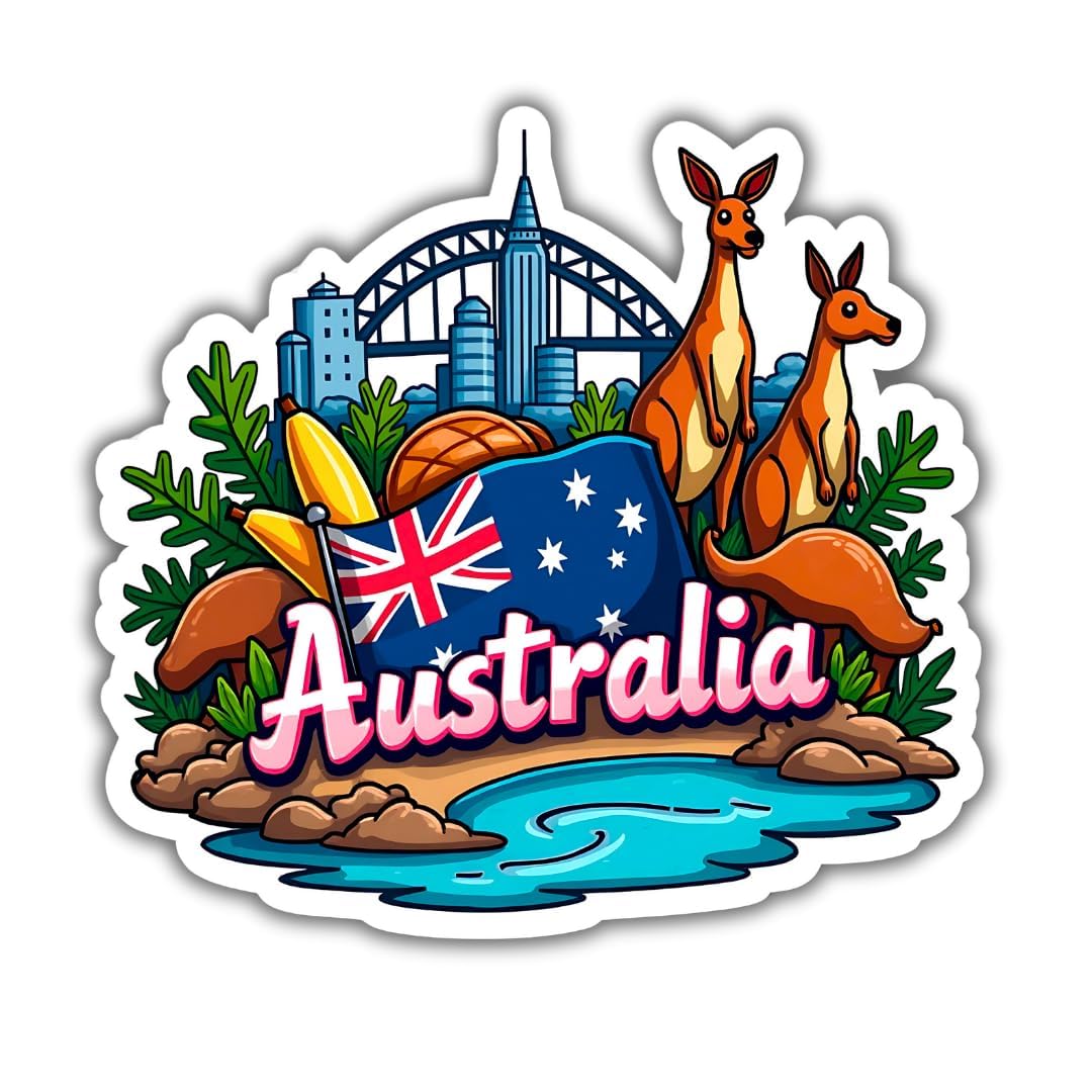 Zesta Australia wooden fridge magnet - image 1