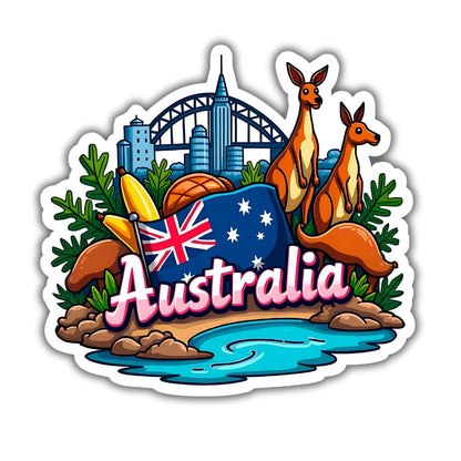 Zesta Australia wooden fridge magnet - image 1