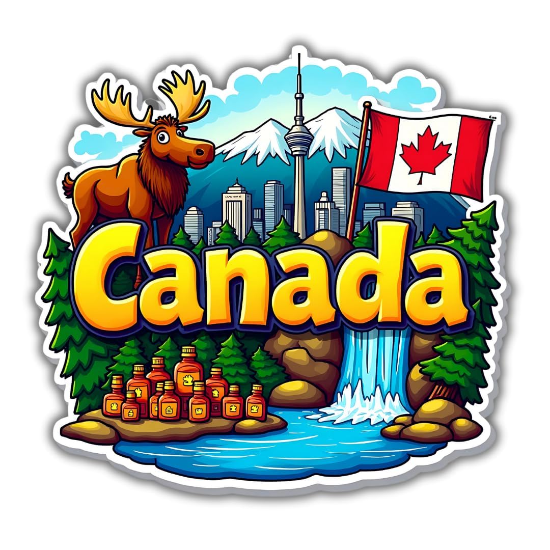 Zesta Canada wooden fridge magnet - image 1
