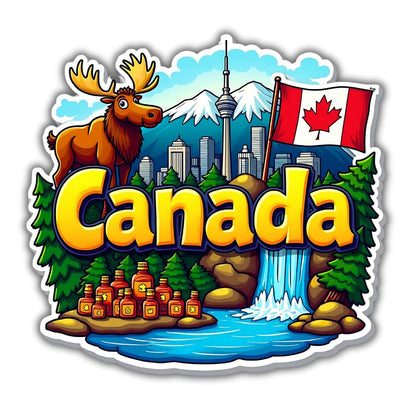 Zesta Canada wooden fridge magnet - image 1