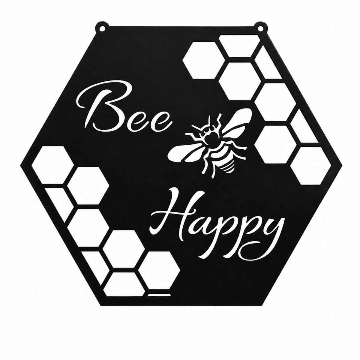 Zesta Bee Happy MDF wooden wall hanging - image 1