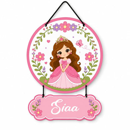 Zesta Princess Girl Personalised Name Plate – image 1