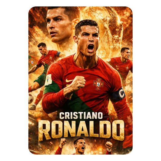 Zesta Ronaldo – Design 2 self-adhesive MDF wooden wall hanging - image 1