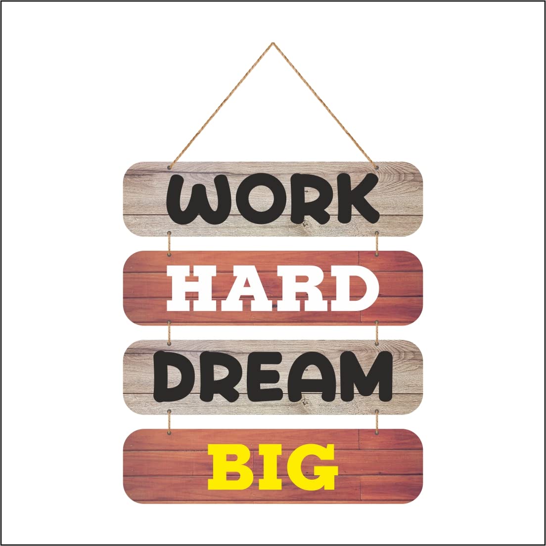 Zesta Dream Big MDF wooden wall hanging - image 1