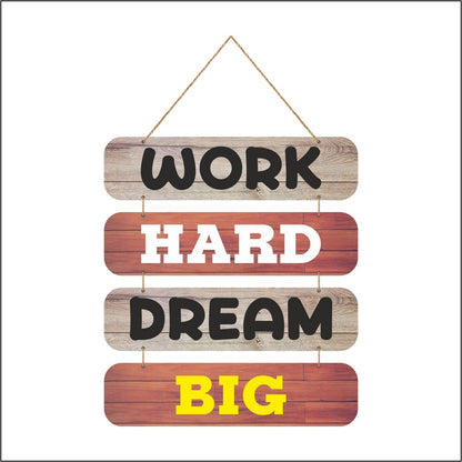 Zesta Dream Big MDF wooden wall hanging - image 1