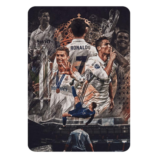 Zesta Ronaldo – Design 3 self-adhesive MDF wooden wall hanging - image 1