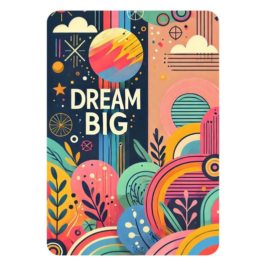 Zesta Dream Big – Design 2 self-adhesive MDF wooden wall hanging - image 1