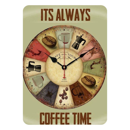 Zesta Coffee Lover self-adhesive MDF wooden wall hanging - image 1